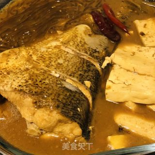 花鲢尾炖豆腐的做法步骤：14