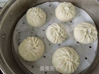 韭香素馅包子的做法步骤：17