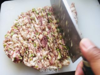 韭苔大肉水饺的做法步骤：2