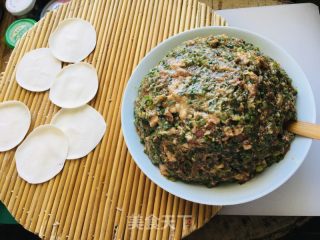 韭苔大肉水饺的做法步骤：8