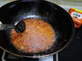 儿童开胃饭番茄牛肉炸酱面！酸甜酱香，老少皆宜的做法步骤：5
