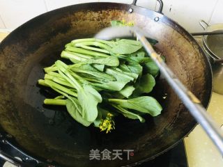 蒜蓉菜心的做法步骤：2