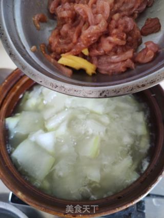 冬瓜肉丝汤的做法步骤：6