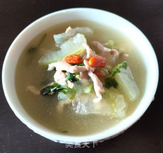 冬瓜肉丝汤的做法步骤：8