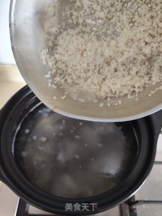 大芸豆瑶柱龙骨粥的做法步骤：8