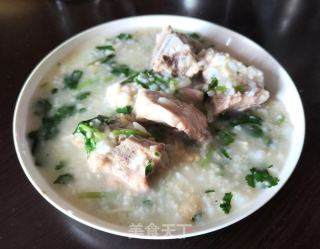 大芸豆瑶柱龙骨粥的做法步骤：9