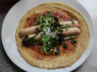 养生豆浆和豆渣卷饼的做法步骤：13