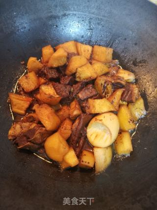 牛肉炖白萝卜的做法步骤：6
