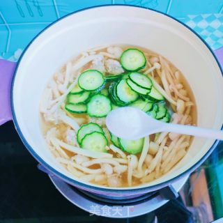 黄瓜肉丸汤的做法步骤：13