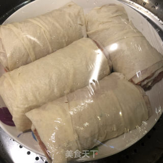 腐皮肉卷的做法步骤：10