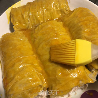 腐皮肉卷的做法步骤：11