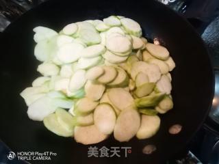海米丝瓜的做法步骤：2