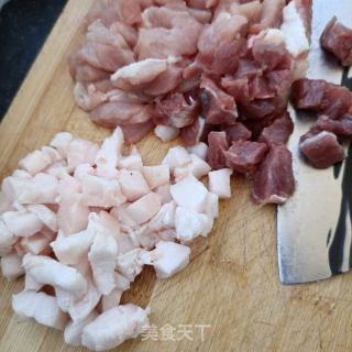 野苋菜肉丁包的做法步骤：6