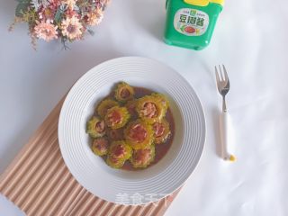 苦瓜酿肉的做法步骤：13