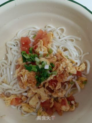 番茄鸡蛋盖浇面的做法