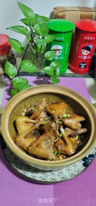砂锅焗鸽子的做法步骤：12