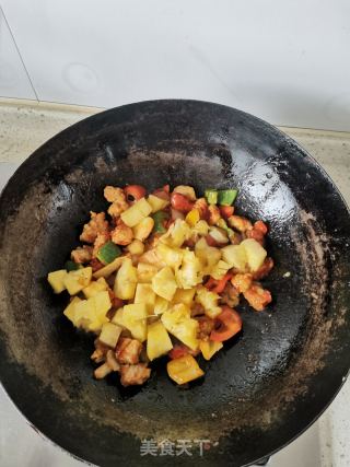 菠萝古老肉的做法步骤：11