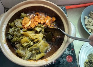 咸菜笋干猪肉煲的做法步骤：10