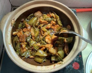 咸菜笋干猪肉煲的做法步骤：11