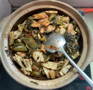 咸菜笋干猪肉煲的做法步骤：15