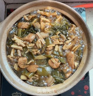 咸菜笋干猪肉煲的做法步骤：20