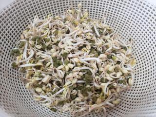 绿豆芽炒玉米粒的做法步骤：3
