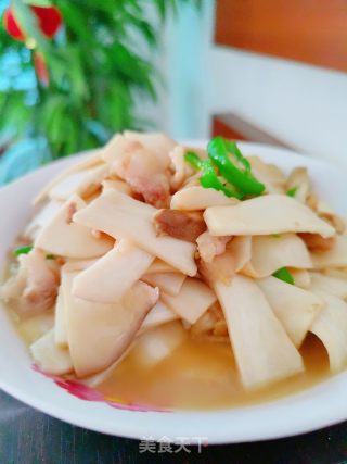杏鲍菇炒肉的做法步骤：9