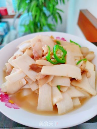 杏鲍菇炒肉的做法步骤：10