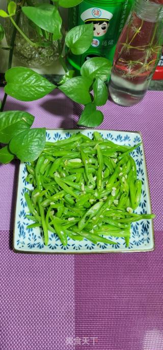 清炒四季豆丝的做法步骤：9