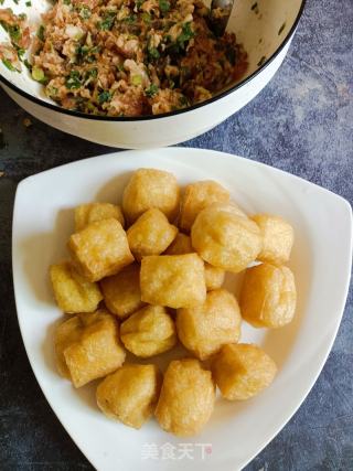 豆泡酿肉的做法步骤：1