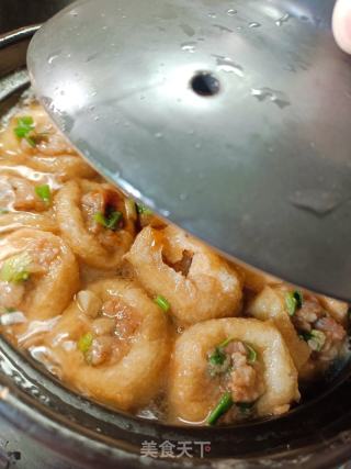豆泡酿肉的做法步骤：8
