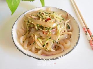 黄瓜拌拉皮的做法