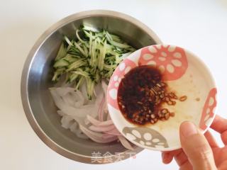 黄瓜拌拉皮的做法步骤：9