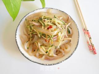 黄瓜拌拉皮的做法步骤：11