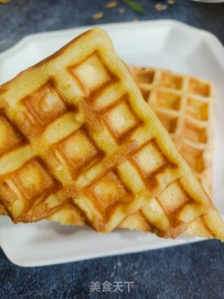 华夫饼的做法步骤：9