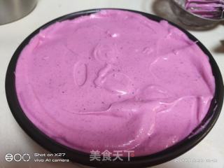 火龙果桃子慕斯蛋糕的做法步骤：8