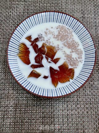 牛奶茶冻西米露的做法步骤：11