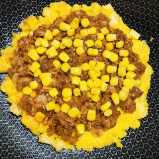 免发面版披萨的做法步骤：19