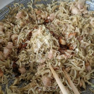 咸萝卜肉丁包的做法步骤：17