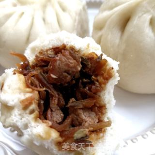 咸萝卜肉丁包的做法步骤：24