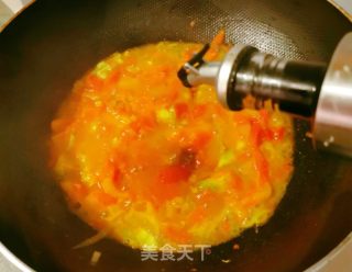 番茄菠菜面的做法步骤：7