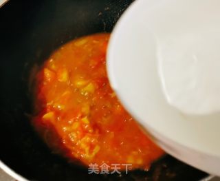 番茄菠菜面的做法步骤：8