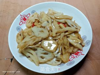 炒莲藕的做法