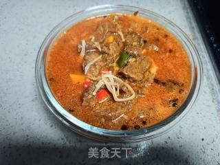 水煮牛肉片的做法步骤：10