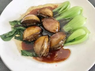 鲍鱼扒菜胆的做法步骤：5