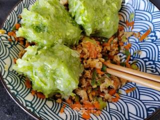 黄瓜鸡蛋胡萝卜饺子的做法步骤：7