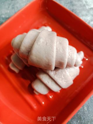 紫薯牛角包的做法步骤：10