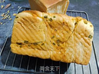 香葱肉松吐司的做法