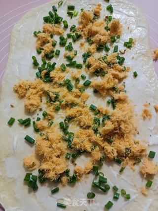 香葱肉松吐司的做法步骤：4