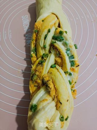 香葱肉松吐司的做法步骤：5